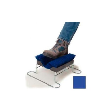 Carlisle Foodservice Spectrum Boot 'N Shoe Brush 14-3/4in x 16-1/2in Blue 4042414